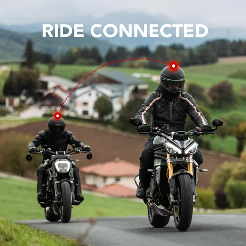 Vista 5 de Casco integral inteligente Sena Stryker con malla integrada y comunicaciones Bluetooth, luz trasera LED y sonido de Harman Kardon, DOT