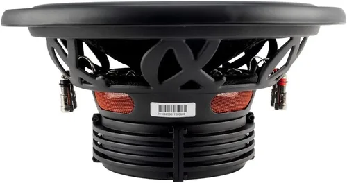 Vista 5 de Alphasonik NSW412 Neuron 400 Series 12” 1500 vatios máx. / 500 vatios RMS Subwoofer de coche de graves de 4 ohmios dual con imán de alta calidad