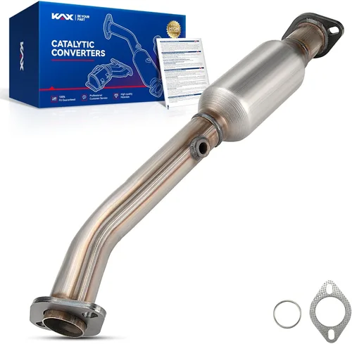Vista 10 de KAX Convertidor catalítico de repuesto automotriz apto para entrada y salida universal de 2.25 pulgadas, reemplazo 53005 (compatible con EPA)