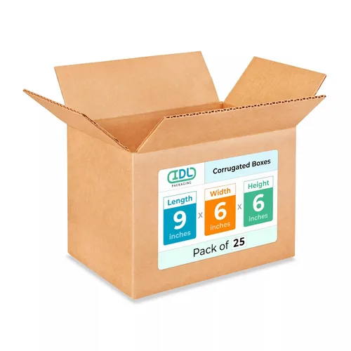 Vista 35 de Cajas de mudanza y envío de cubos pequeños de 9 x 9 x 9 pulgadas (paquete de 5) – Extra resistentes 200 libras frente a las regulares – Cajas