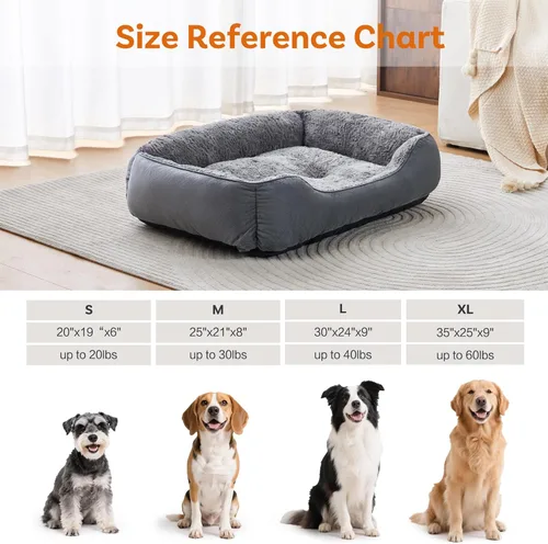 Vista 5 de Cama para perros pequeños lavable, cama para gatos súper suave y duradera, cama para cachorros cálida, suave y relajante, cama para mascotas