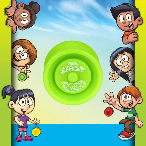 Vista 8 de Duncan Toys First Yo! - Mejor Yo-Yo para Principiantes para Niños, Yo Yo Sensible, Juguetes YoYo - Verde/Amarillo