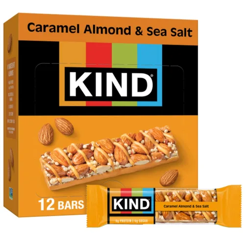 Vista 7 de KIND - Barras de chocolate oscuro, moca y almendras, bocados saludables, libres de gluten, bajas en azúcar, con 0.18 onzas de proteína, 12