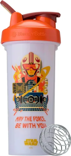 Vista 11 de BlenderBottle - Botella agitadora Pro Series Marvel perfecta para batidos de proteínas y preentrenamiento, 28 onzas, Capitán Marvel