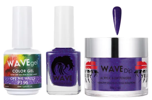 Vista 9 de WAVEGEL - Juego de gel de remojo, laca de uñas y polvo acrílico a juego - Colección Simplicity - #P109 Blizzard #P109 Ventisca