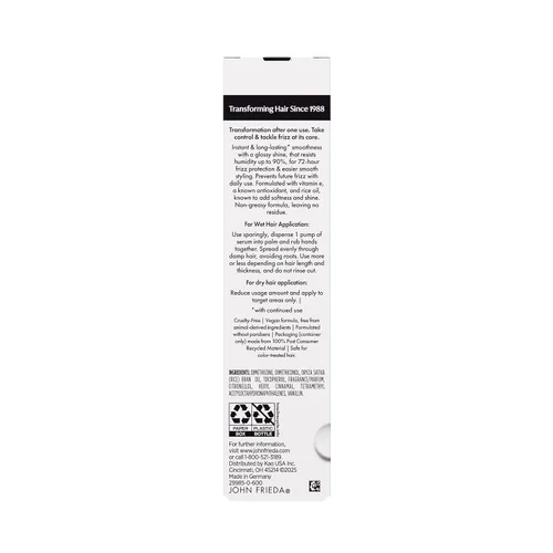 Vista 11 de John Frieda Frizz Ease The Controller - Suero para el cabello extra fuerte, suero antiencrespamiento, 1.69 onzas líquidas
