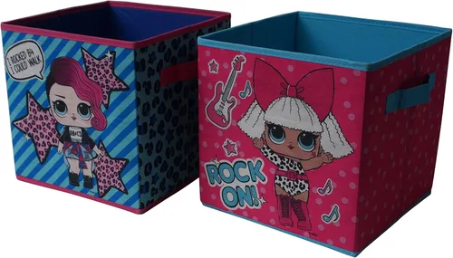 Vista 50 de Idea Nuova Marvel Avengers - Juego de dos espaciosos cubos de almacenamiento plegables, 10 x 10 pulgadas, Avengers / gris