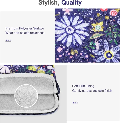 Vista 3 de MoKo Funda para Kindle de 6 a 7 pulgadas, funda protectora de nailon compatible con Kindle Paperwhite 2021, Fire 7 2022, totalmente nuevo