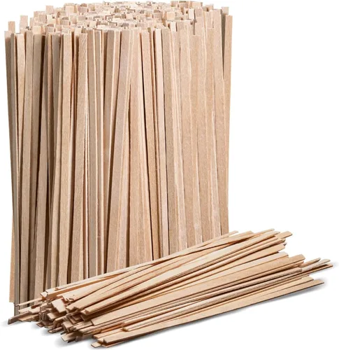 Vista 10 de Prestee Agitadores de Plástico para Café de 5.5 Pulgadas, Paquete de 2000 - Palillos Desechables Negros para Revolver Bebidas de Café, Té, Cócteles