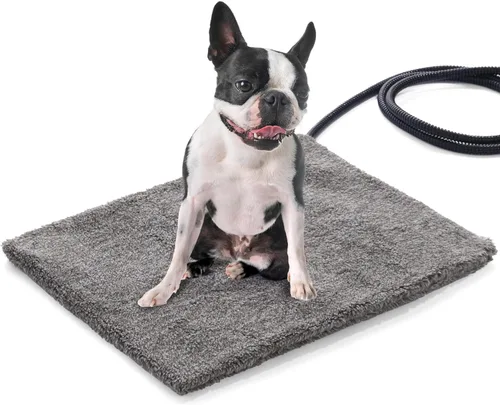 Vista 10 de MARUNDA Almohadilla térmica para mascotas, almohadilla térmica eléctrica para mascotas y gatos y perros, impermeable para interiores, temperatura