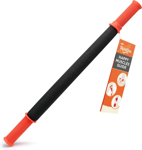 Vista 11 de Tiger Tail Rodillo portátil de masaje de 11 pulgadas, de mano, rodillo de espuma de tejido profundo para piernas, cuello, pantorrillas, muslos