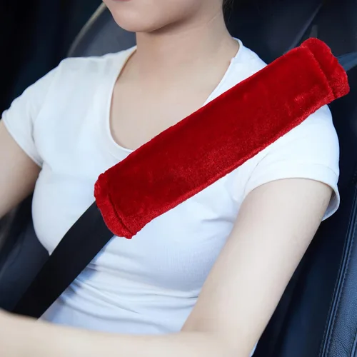 Vista 8 de MOONET Paquete de 2 fundas para cinturón de seguridad de automóvil para una conducción más cómoda, funda universal para cinturón de seguridad