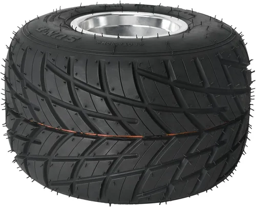 Vista 5 de Neumático y llanta Go Kart de alto rendimiento de una rueda, rueda trasera de 11 x 7.10-5 y patrón de pernos de ajuste de neumáticos de 1.969 in
