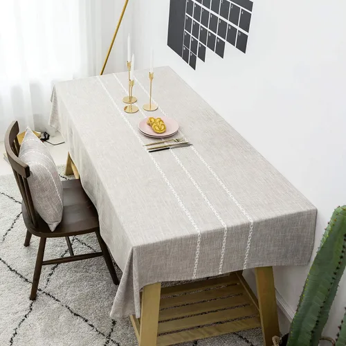 Vista 4 de Mantel Home Brilliant 01 Gris