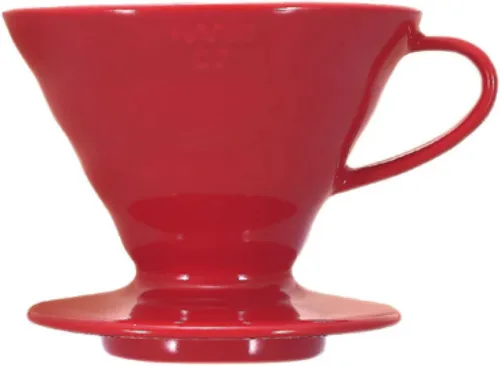 Vista 10 de HARIO V60 VDGR-01-B Gotero transparente de vidrio resistente al calor, 01, para 1 a 2 tazas, negro, fabricado en Japón