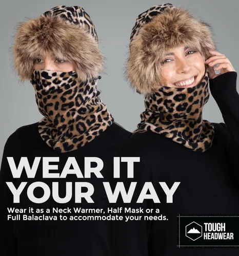 Vista 6 de Pasamontañas de vellón, máscara facial de invierno para hombres y mujeres