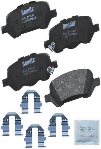 Vista 304 de Pastillas de Freno Traseras Cerámicas Bendix Priority1 CFC1510 para INFINITI QX56 2013-2011, QX80 2024-2014, Nissan Armada 2023-2017