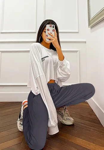 Vista 5 de Envlon Womens Yoga Sweatpants Loose Lightweight Workout Joggers Pants Drawstring Comfy Casual Lounge Pants with Pockets