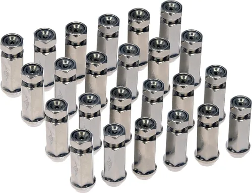 Vista 6 de Dorman 712-245MXL 1/2-20 Racing Style XL Tuerca de rueda compatible con modelos seleccionados, paquete de 24
