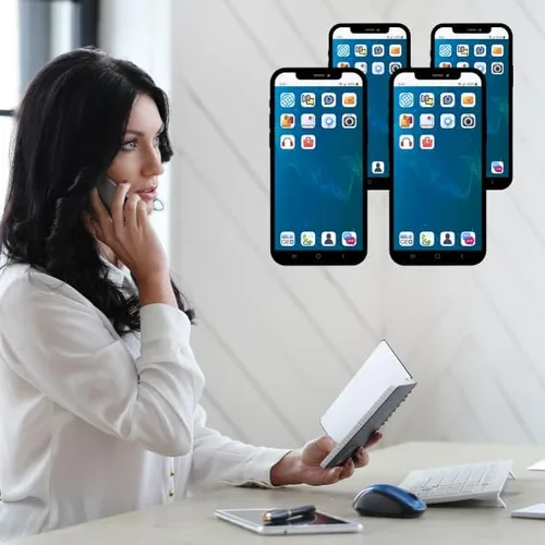 Vista 3 de XBLUE Cloud - Sistema telefónico para pequeñas empresas para (3) teléfonos iPhone/Android, utiliza tu smartphone como extensiones de sistema