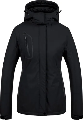 CREATMO US Chaqueta de Esquí Impermeable de Montaña para Mujeres Resistente al Viento Chaqueta de Snowboard Abrigo Cálido de Invierno Impermeable