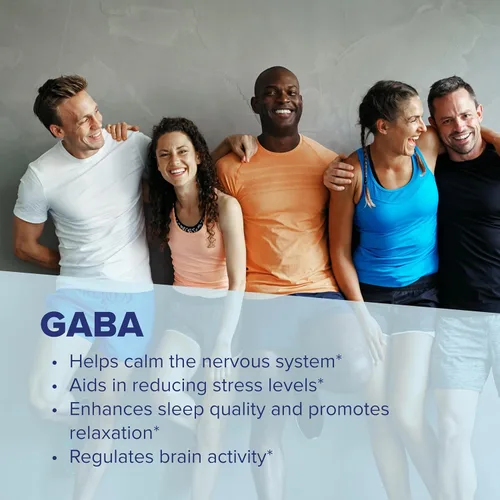 Vista 5 de Superior Source GABA 100 mg - Suplemento de apoyo para el cerebro y el sistema nervioso - Suplemento de ácido gamma-aminobutírico ayuda a un sueño