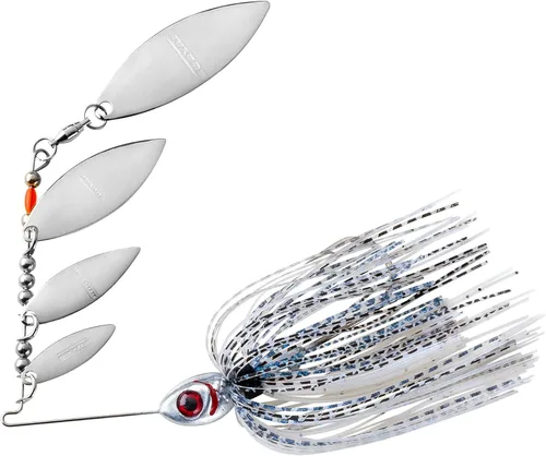 Vista 8 de Booyah Señuelo de pesca Shad Blade-Bait, Pearl Shiner, Mini Shad (3/16 oz)