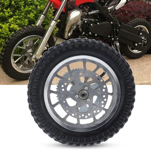 Vista 4 de Neumático de llanta trasera de 12.5 x 2.75 pulgadas con conjunto de rodamientos de 0.47 pulgadas, rueda trasera para mini moto todoterreno de 2