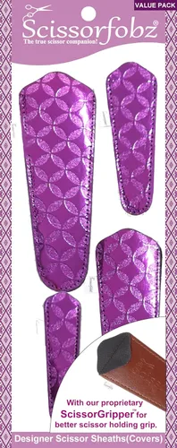 Vista 59 de SCISSORFOBZ Fundas protectoras para tijeras de diseño, para pequeñas tijeras de bordado, color verde mar, #SS-7