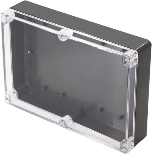 Vista 20 de Caja de proyecto IP65 Caja de conexiones impermeable ABS cajas eléctricas negras para bricolaje, Estuche electrónico para proyectos de energía, Caja