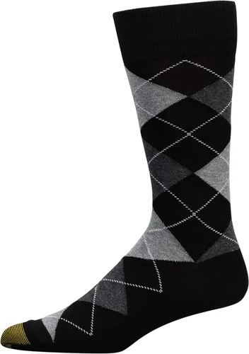Vista 3 de GOLDTOE Calcetines Carlyle Argyle Crew para hombre, paquete de 3, Varios