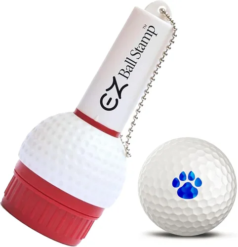 Vista 34 de Sello de Bola de Golf/Sello - Marcador de Tinta de Secado Ultra Rápido y Sin Manchas para Personalizar Tu Bola (Toro Rojo)