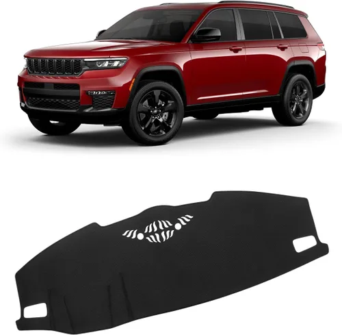 Vista 465 de FIILINES - Cubierta para tablero, accesorio para tablero de malla antideslizante, parasol sin reflejos y protector compatible con Toyota Tundra