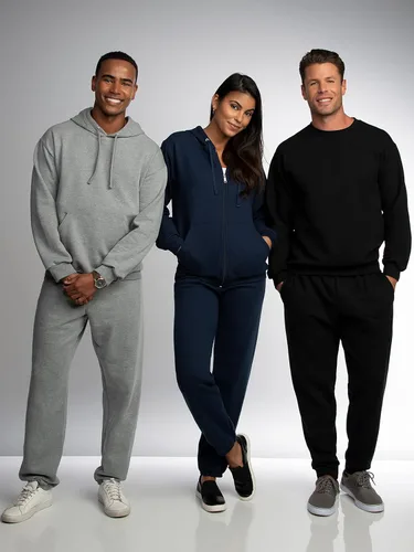 Vista 3 de Fruit of the Loom Eversoft Fleece Sweatpants & Joggers with Pockets, Moisture Wicking & Breathable, Sizes S-4X