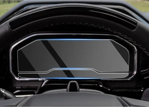 CDEFG Protector de Pantalla Silverado 2022-2025 2026 para Camioneta Pickup Chevy Silverado 2022-2025 2026 Protector de Pantalla del Cluster de