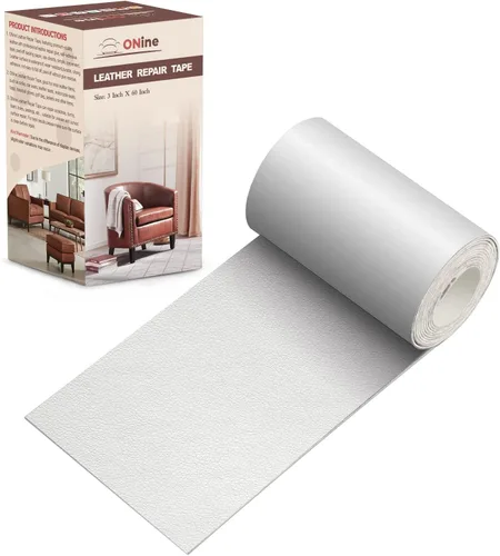 Vista 40 de Cinta de reparación de piel de 3 x 60 pulgadas, parche autoadhesivo de reparación de piel para sofás, muebles, asiento del conductor (color negro)