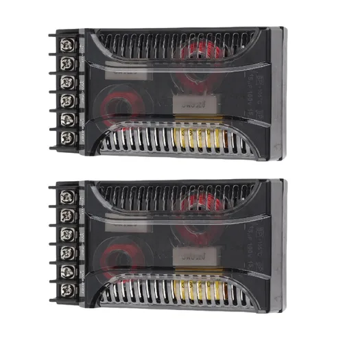 Vista 7 de Srum Crossover de audio de coche de 2 vías, divisor de frecuencia de altavoz de 2 piezas, crossover pasivo de audio para automóvil de hasta 300