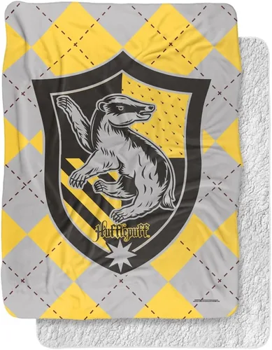 Vista 9 de Gryffindor Plaid Sigil Silky Touch Sherpa Back Manta supersuave de 50 x 60 pulgadas Hp Gryffindor Plaid Sigil