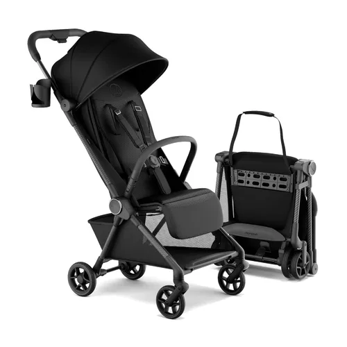 Vista 11 de Cochecito de Viaje Mompush Nexis Carbon, Ultraligero 11.5 libras, Compacto y Aprobado para Equipaje de Mano, Plegado Automático en Un Segundo