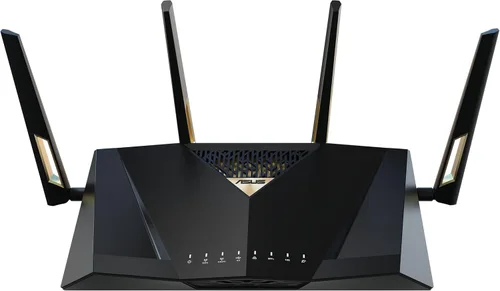 Vista 9 de ASUS RT-BE86U BE6800 Router WiFi 7 de doble banda, soporta 4096-QAM, MLO, detección AI WAN, AiMesh, seguridad de red sin suscripción
