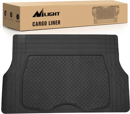 Nilight Alfombrillas de carga de goma para automóviles, camiones, SUV, ajuste universal para adaptarse a la mayoría de vehículos, protección