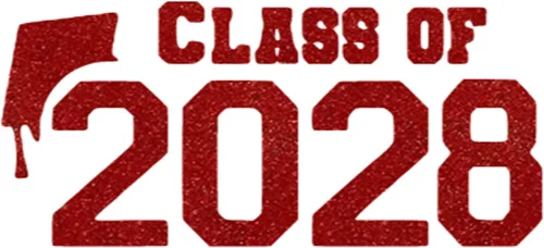 Vista 33 de Class of 2028 Iron On Decal, Graduation Shirt Transfer, Graduate Tshirt Patch, DIY Crafts, Graduation Cap, Pick Size and Color, Iron-On Almost Black