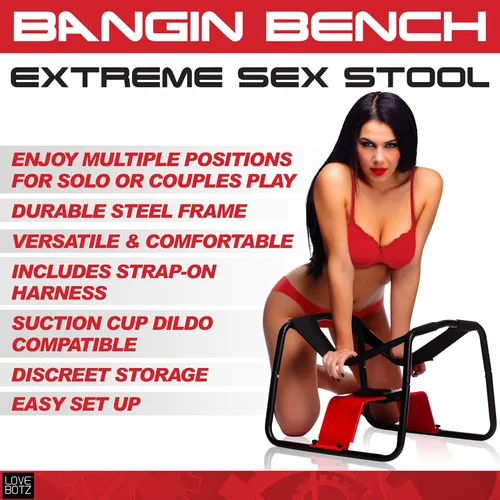 Vista 2 de LoveBotz Bangin Bench Extreme taburete para sexo 1 unidad