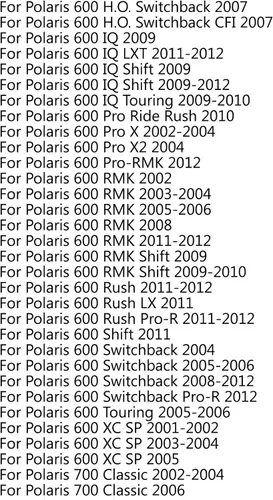 Vista 7 de Areyourshop 3211080 - Correa de transmisión de repuesto para Arctic Cat F5 Firecat Sno Pro 2003-2004, King Cat 900 EFI 2005-2006