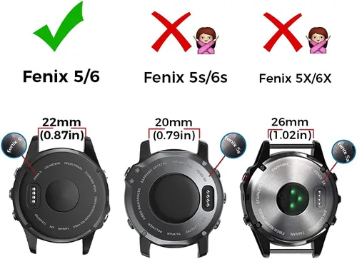 Vista 5 de NotoCity Compatible con Fenix 6 Pro Band 0.866 in Easy Fit para Fenix 5/Fenix 5 Plus/Fenix 6/Fenix 6 Pro/Forerunner 935/Forerunner 945/Approach negro