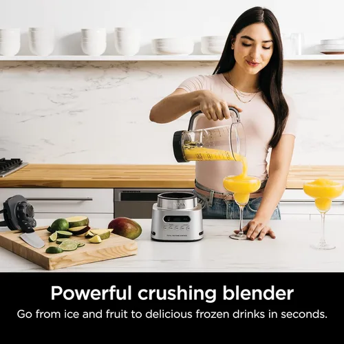 Vista 14 de Ninja SS151 TWISTi Blender DUO, batidora de alta velocidad de 1600 W, preparador de batidos y extractor de nutrientes* de 5 funciones para batidos