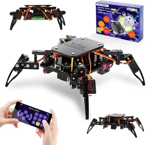 Vista 11 de ACEBOTT Robótica para Niños de 12 a 16 años, Kit de Robot Bipedo Biónico para Arduino ESP32, Kits de Ciencia STEM, Juguetes de Construcción