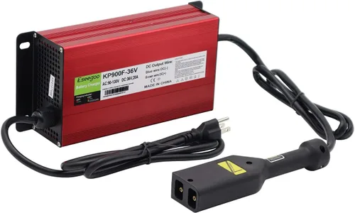 Vista 2 de Cargador de batería para carritos de golf de 36 voltios y 20 amperios, compatible con el cargador de batería EZGO TXT para carritos de golf de 36