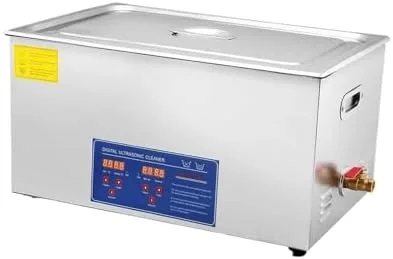 Vista 5 de 2L Stainless Steel Jewelry Cleaner with Digital Timer - Ultra Cleaning Machine for Watches, Eyeglasses, and Bathroom Accessories - Powerful