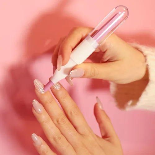 Vista 8 de 2 piezas Victory Ceramic Stone - Empujador y lima de uñas de dos vías (negro) para recortar cutículas, herramientas de manicura, lima de uñas